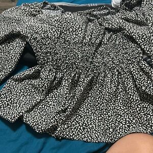 SHEIN long sleeve leopard print shirt 3XL